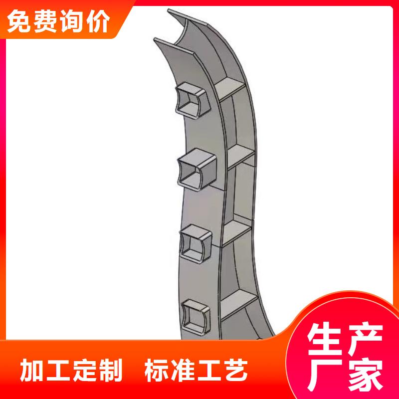不锈钢复合管防撞护栏立柱详细参数