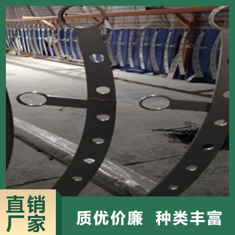 不锈钢复合管护栏,Q235钢板立柱库存量大
