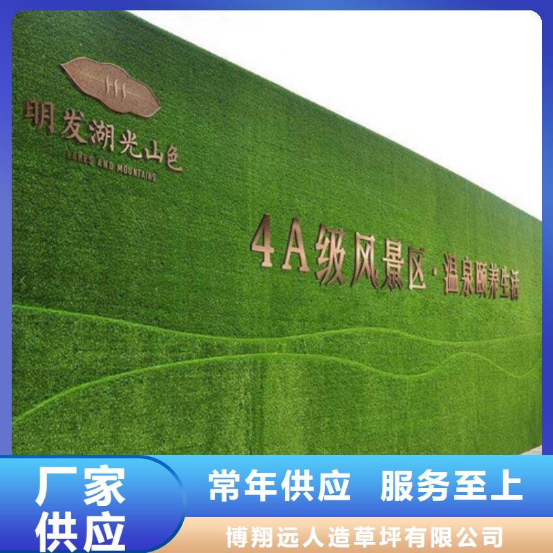绿色人工草坪工地墙面出厂价