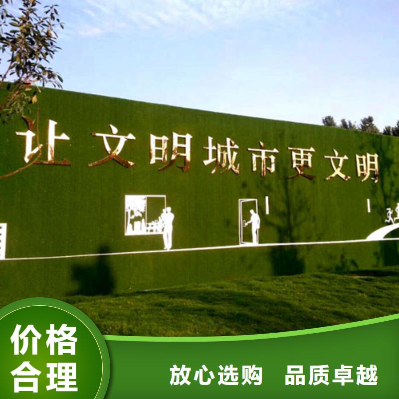 人工草皮围挡厂家专业的施工团队