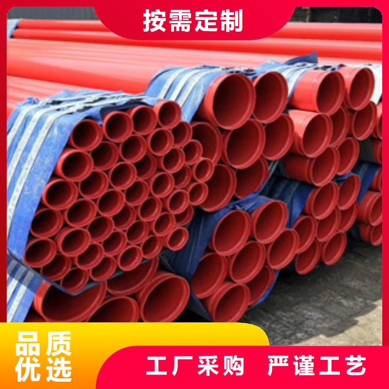 219*6丝扣连接内外涂塑复合钢管现货供应