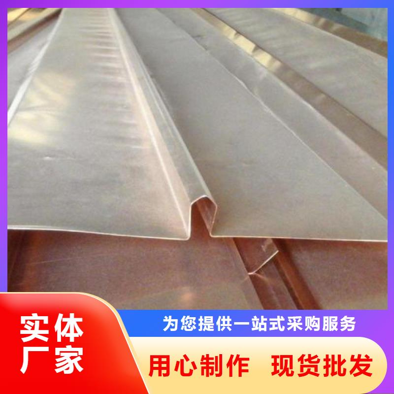 止水铜片钢边橡胶止水带超产品在细节
