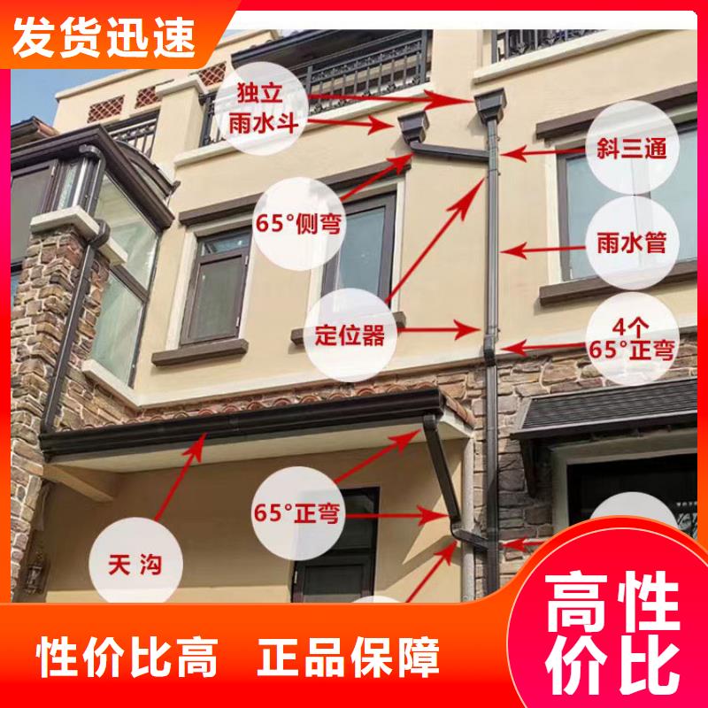 彩铝矩形雨水管生产