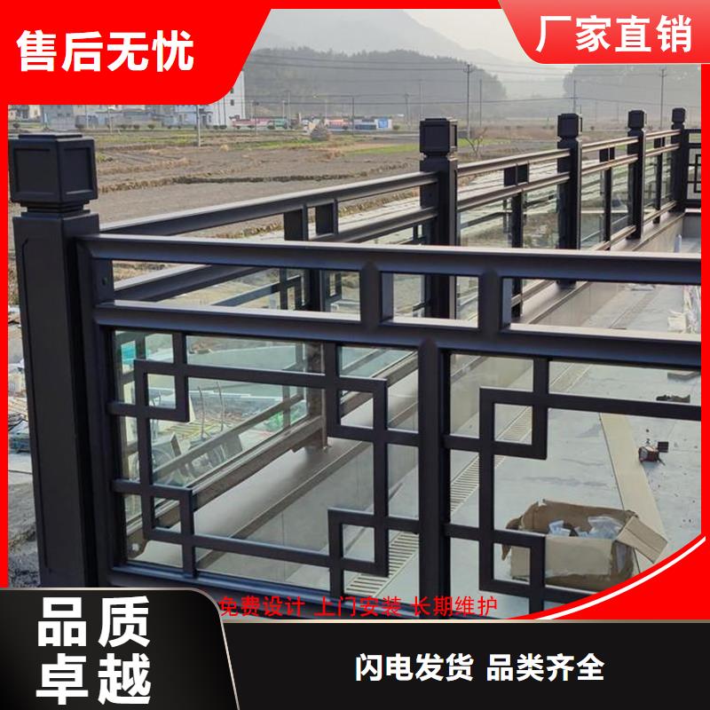 古建铝替木铝合金仿古长廊定制