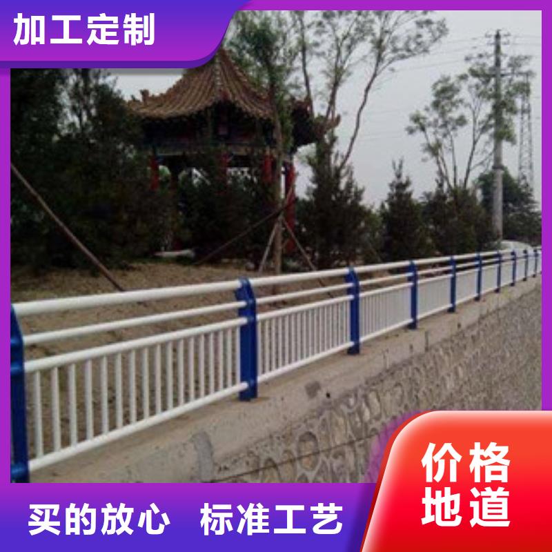 Q235材质钢板立柱组合式桥梁护栏