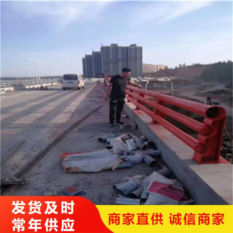 复合管公路护栏坚固结实防腐性能好