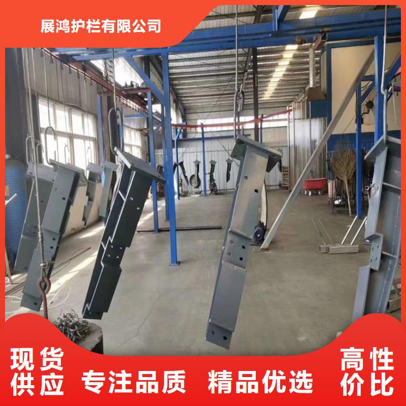 铝合金桥梁灯光护栏展鸿护栏实体厂家