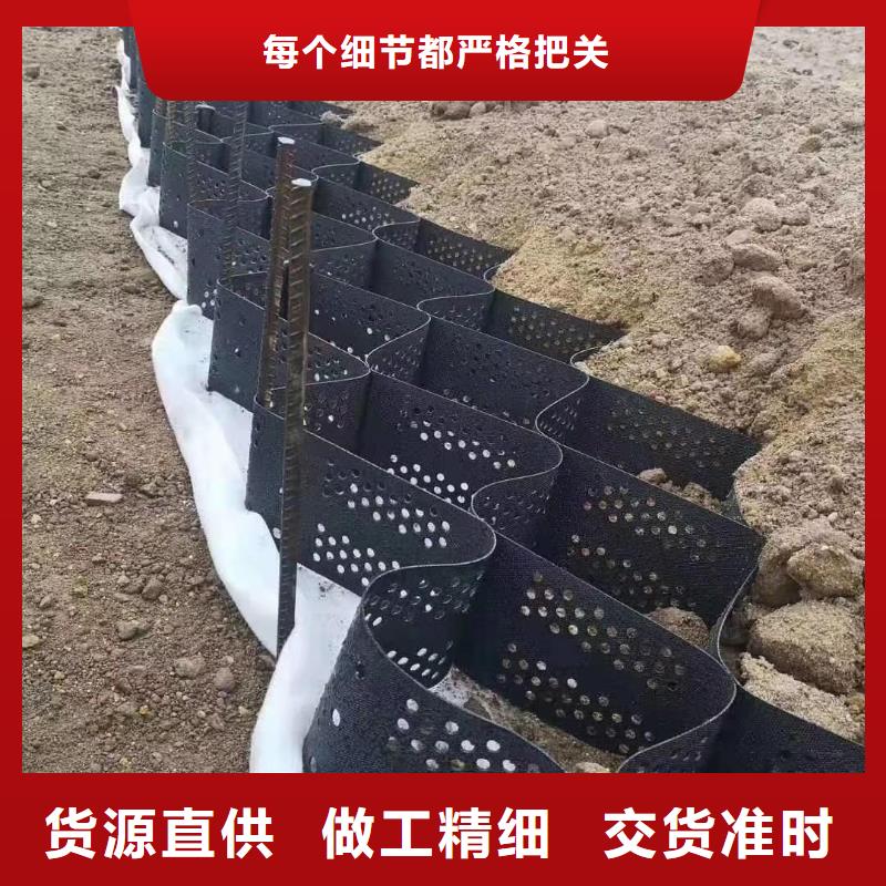 【土工格室双向拉伸塑料格栅质检严格】