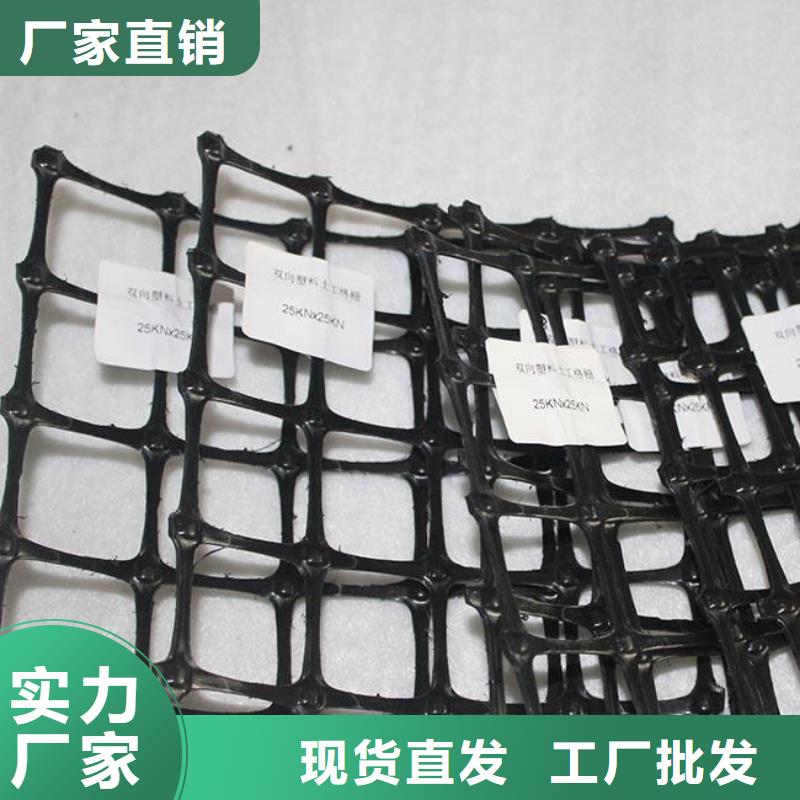 厂家源头货源供应-双向塑料土工格栅用于土坡增强，防止水土流失