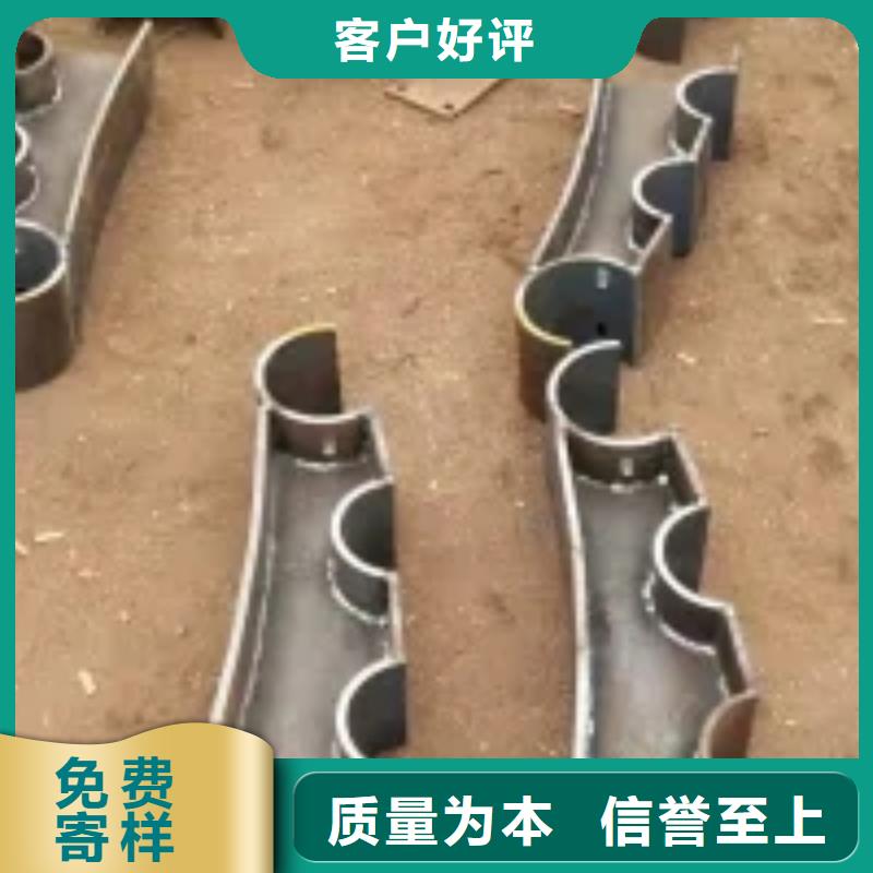 桥梁景观护栏立柱不锈钢复合管栏杆产地工厂
