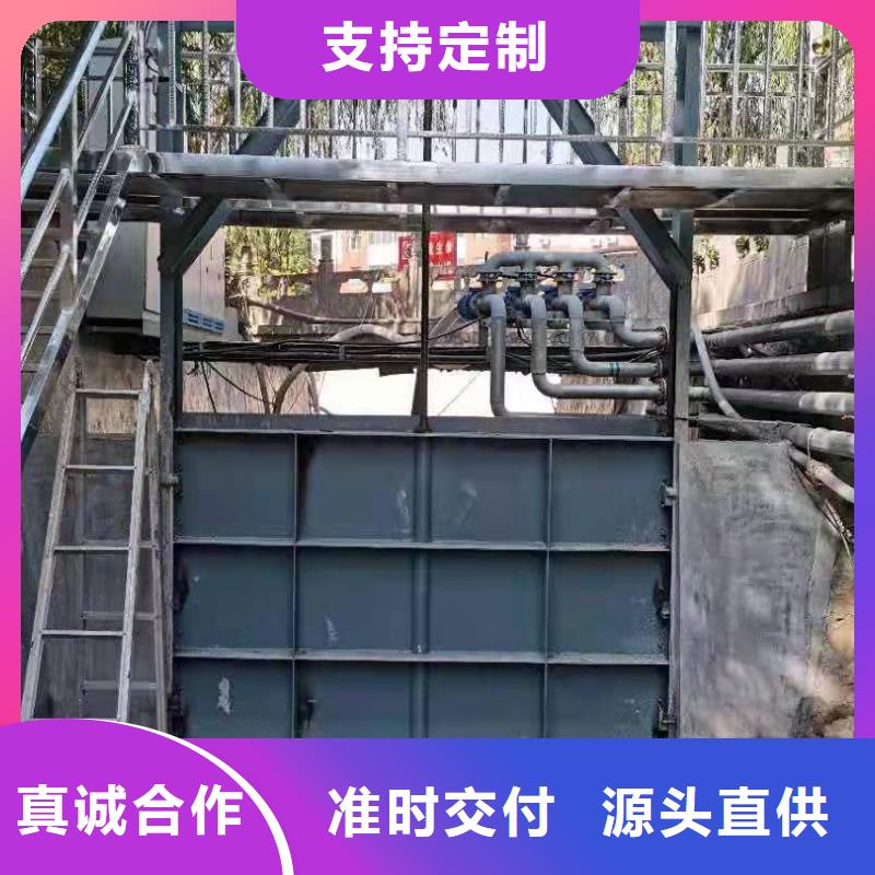 钢坝闸门法兰拍门怎么安装