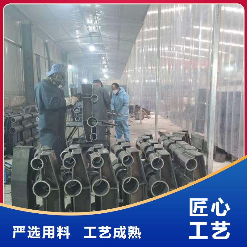 方管防撞护栏产品实物图