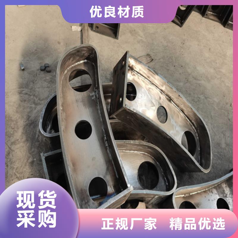 防撞钢板立柱来厂实地考察