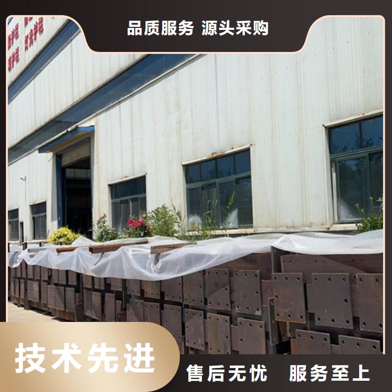 泌阳县不锈钢栈道护栏来厂实地考察