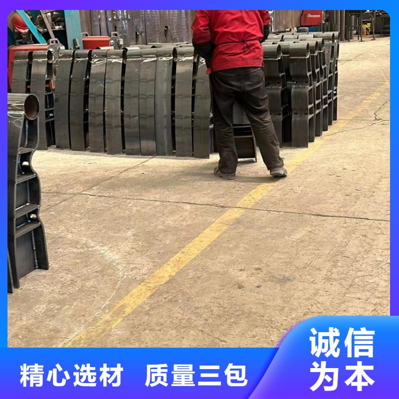 钢背木护栏-钢背木护栏可定制