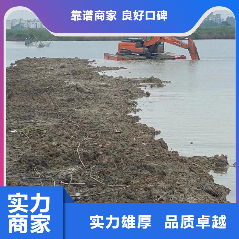 水上浮船挖机出租价格美丽