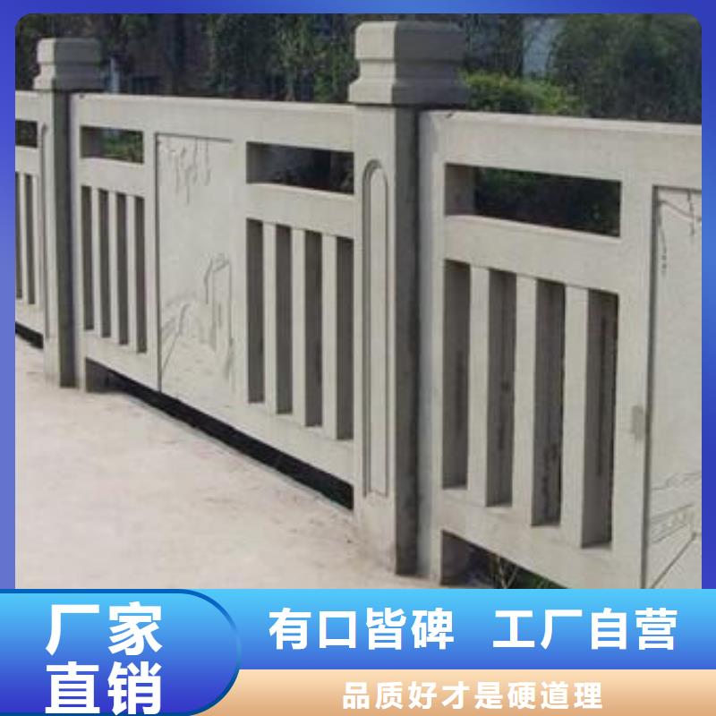 铸造石塑木护栏立柱施工现场