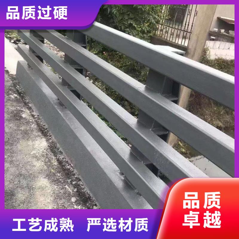 桥梁防撞护栏道路中央双横梁防撞栏杆型号齐全