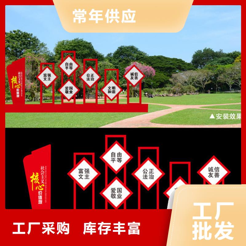 城镇价值观标识牌来厂考察