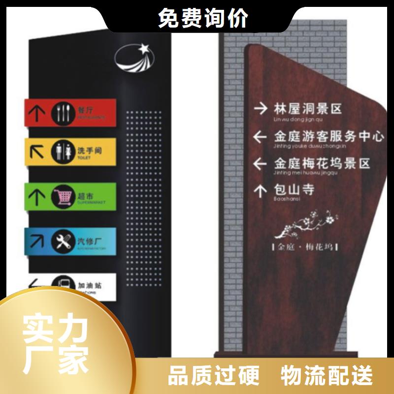 医院导视牌标识来厂考察