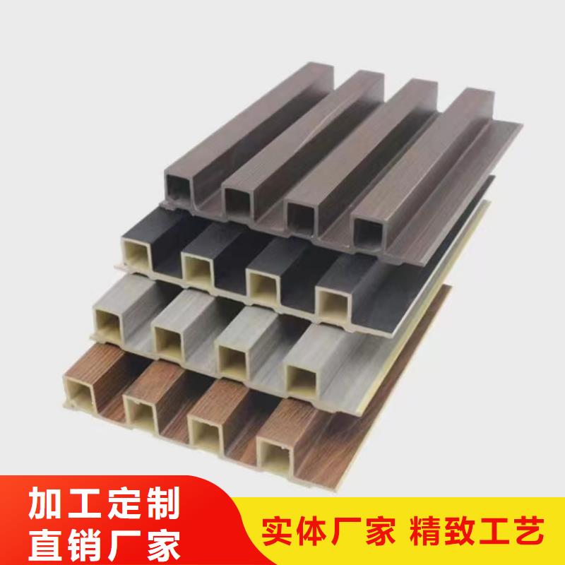 竹木纤维格栅板户外木塑墙板真诚合作