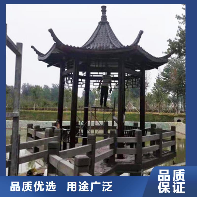 青岛平度市防腐木廊架制作