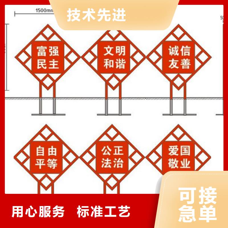 价值观标牌经久耐用
