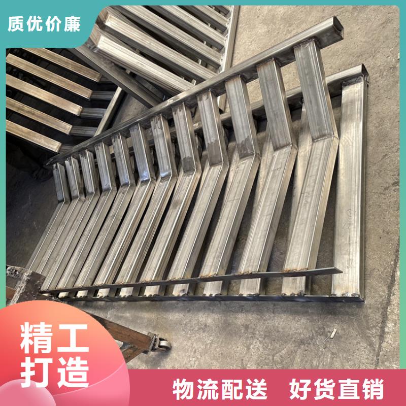 201不锈钢复合管护栏钢板立柱规格齐全