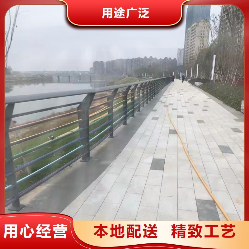 仿木景观护栏安装