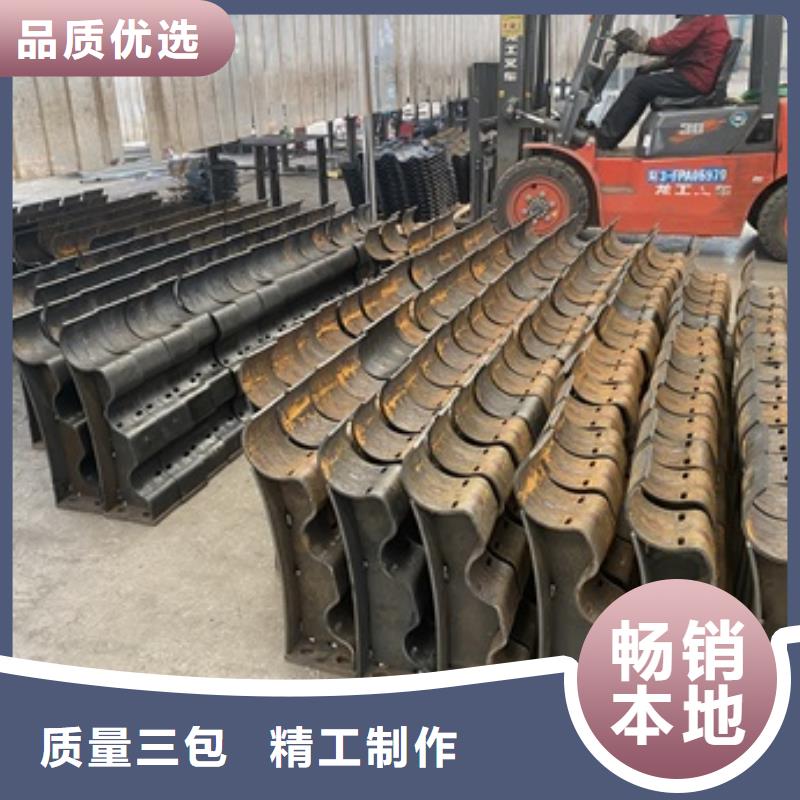 不锈钢复合管河道护栏厂家设计