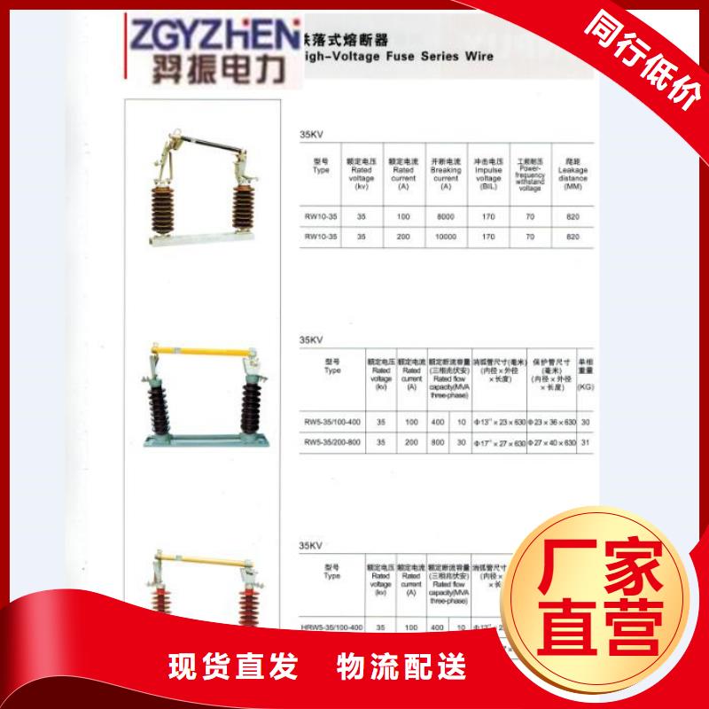 户外高压跌落式熔断器熔丝具RW12-10/200A