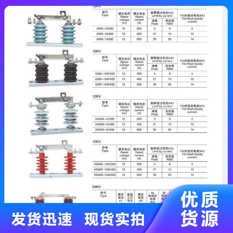 [嵊州]高压隔离开关HGW9-10G(W)/630A厂家供应