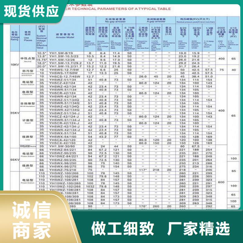 HY5WS-17/50氧化锌避雷器