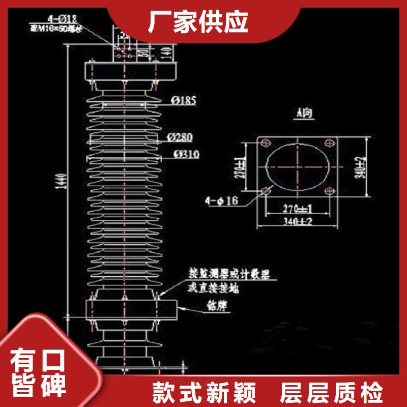 金属氧化物避雷器Y10W-100/260