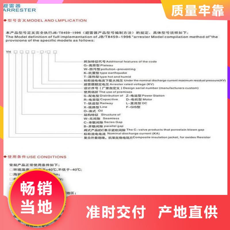 避雷器YH10W5-116/302【羿振电气】