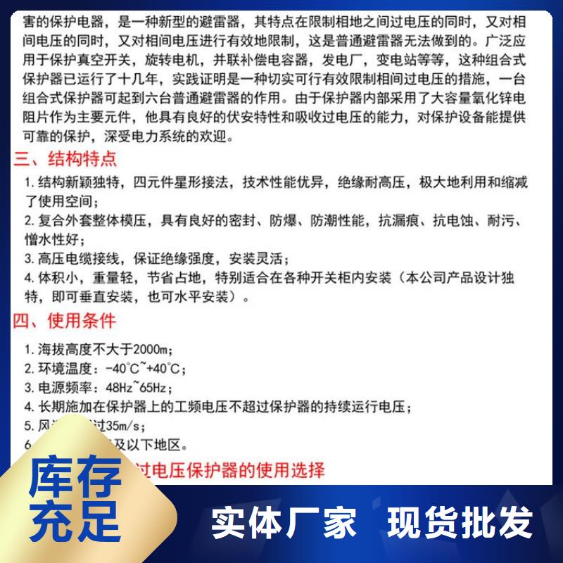 ＿过电压保护器(组合式避雷器)JPB-HY5CZ1-12.7/41*29