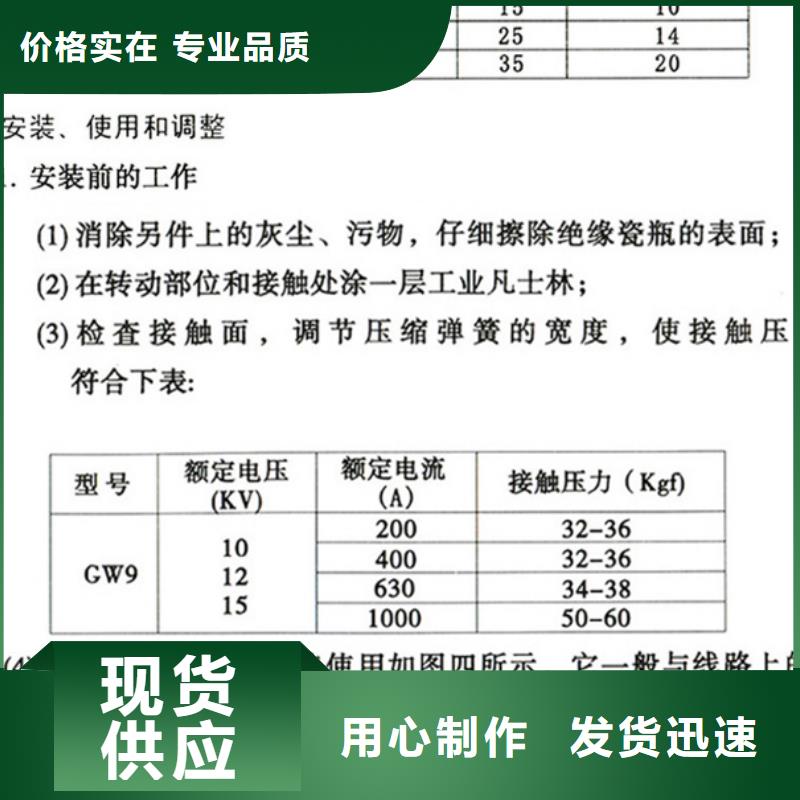 【户外隔离刀闸】HGW9-10W/200