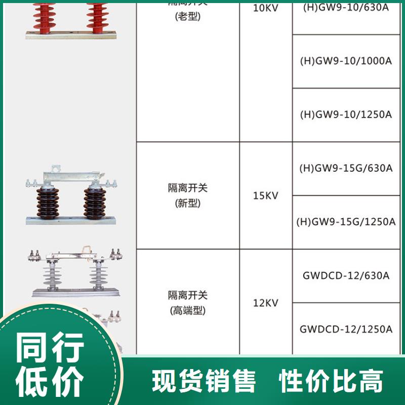 10KV单级隔离开关HGW9-10KV/1000A