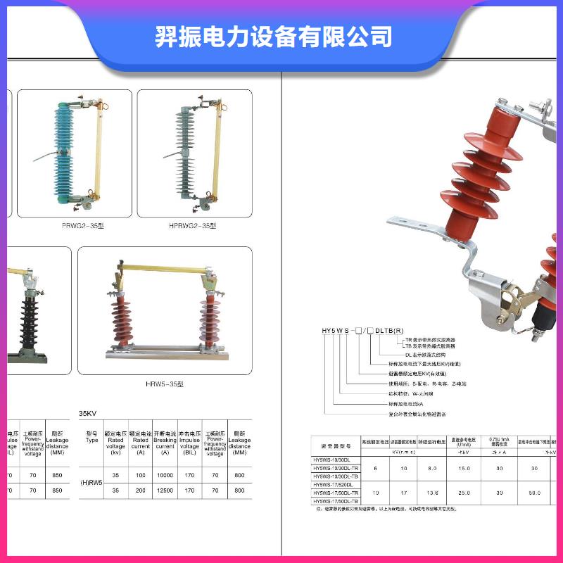 YH5W2-52.7/134【浙江羿振电气有限公司】避雷器生产厂家