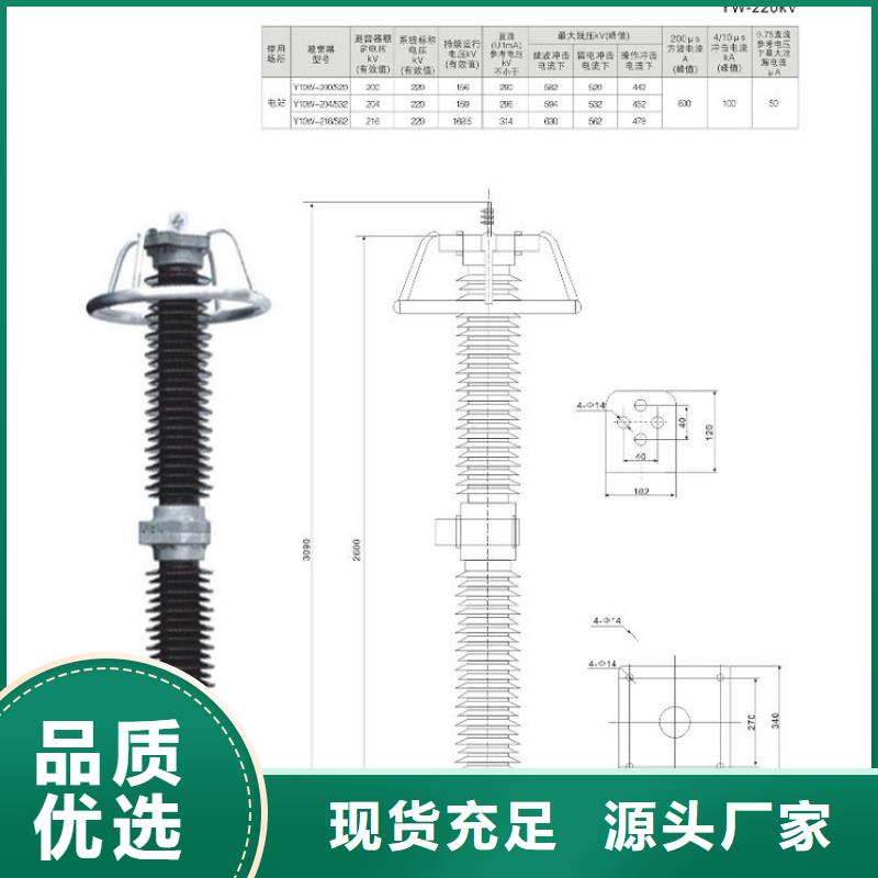 【羿振电力设备】【避雷器】Y10W5-200/496