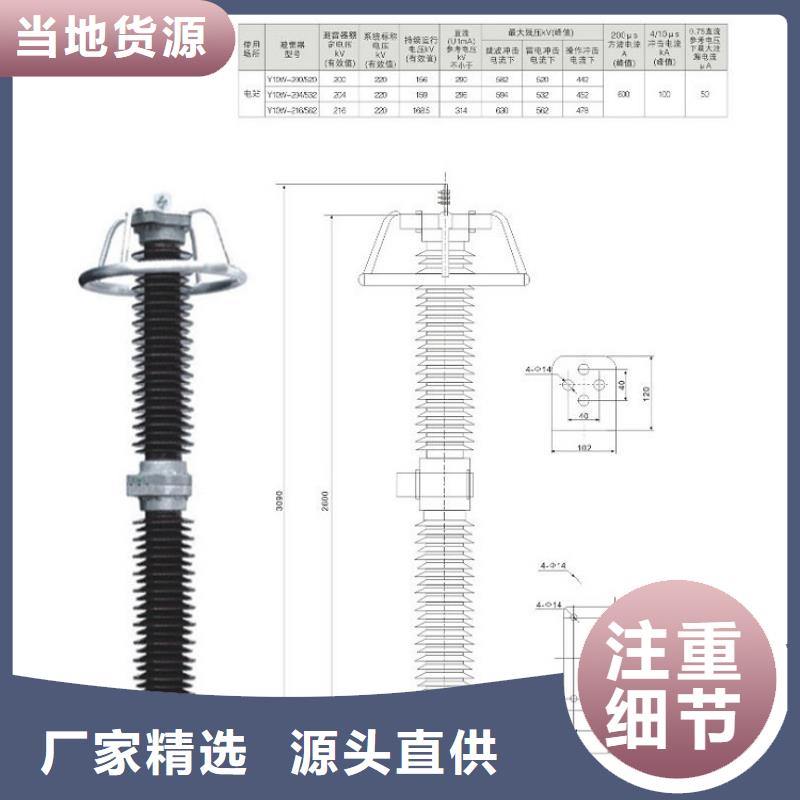 金属氧化物避雷器HY10WZ-96/232