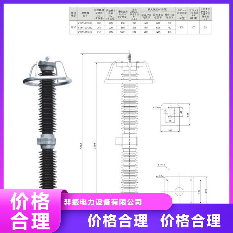 避雷器Y10W5-126/328GY上海羿振电力设备有限公司