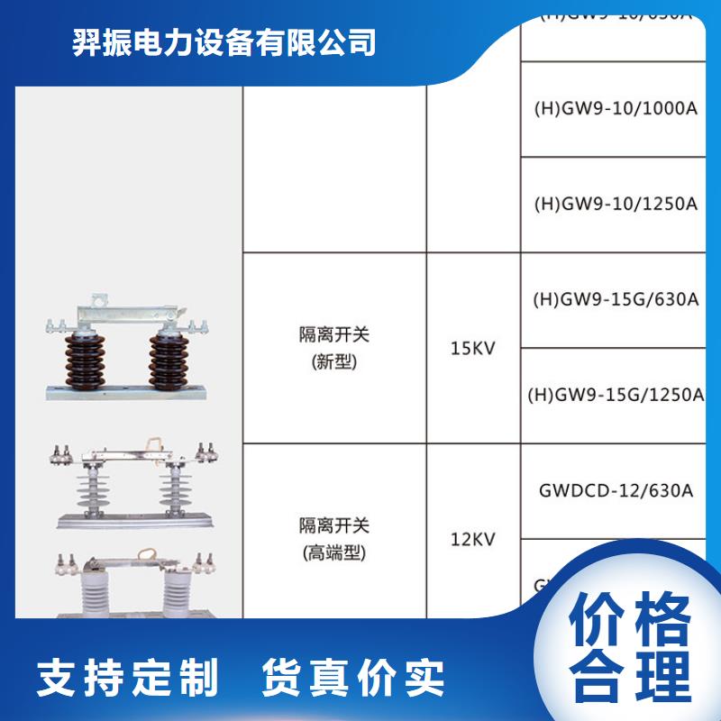 【单极隔离开关】HGW9-15KV/630A
