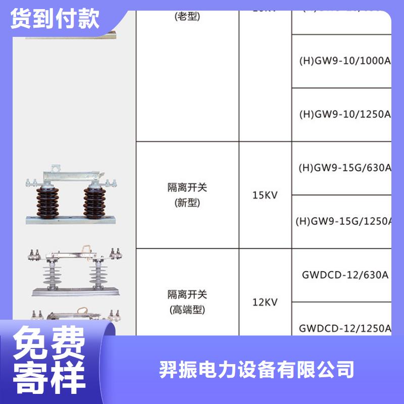 品牌：【羿振电气】GW9-15/200高压隔离开关生产厂家