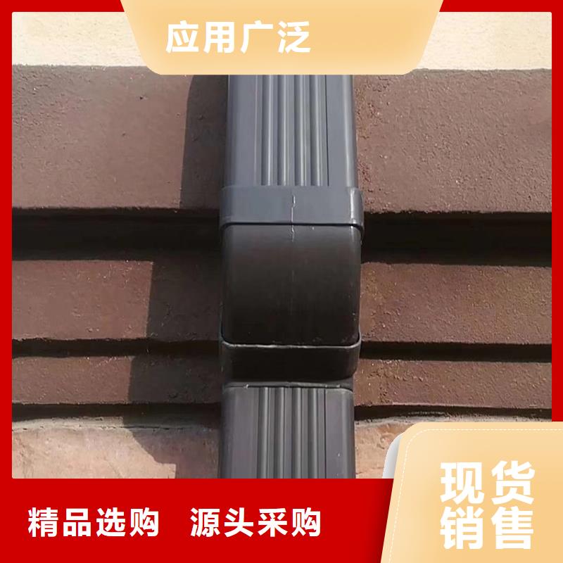 铝合金成品排水槽亚光灰落水管