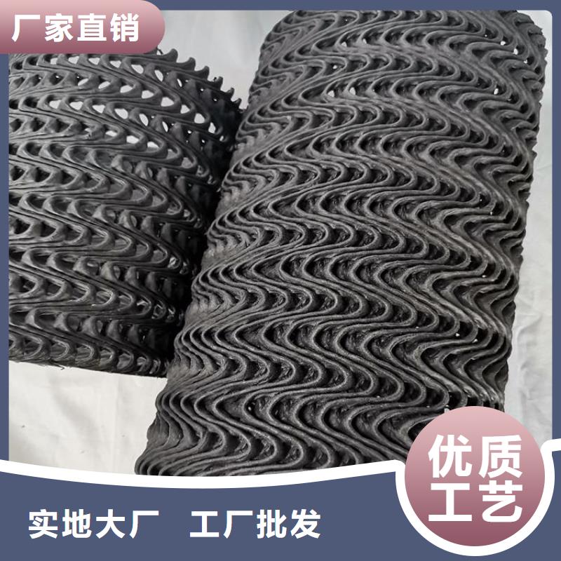 PE硬式透水管聚乙烯牙山网状