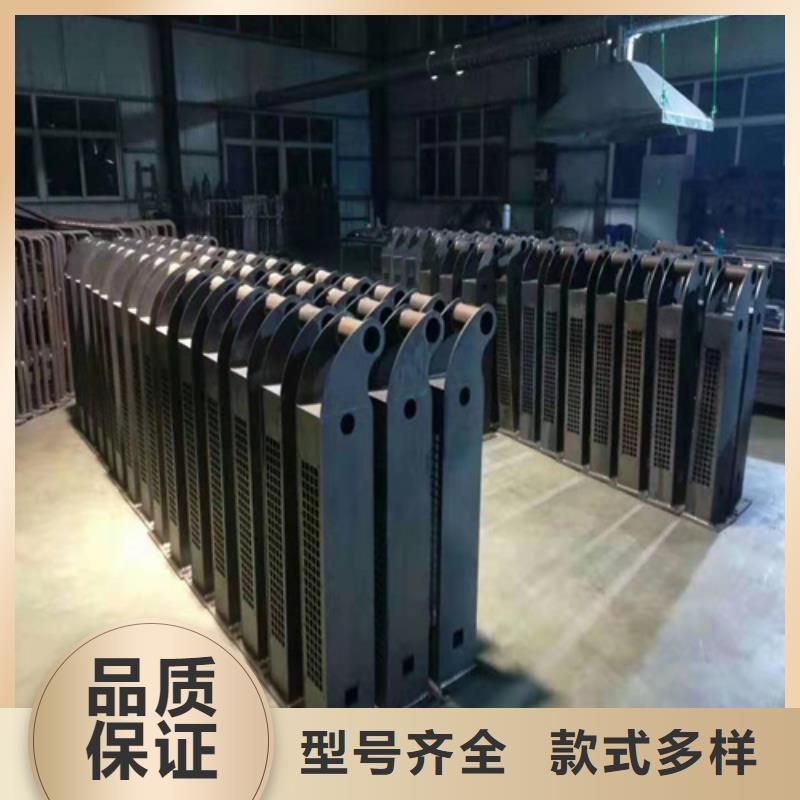 桥梁护栏钢板立柱施工图片