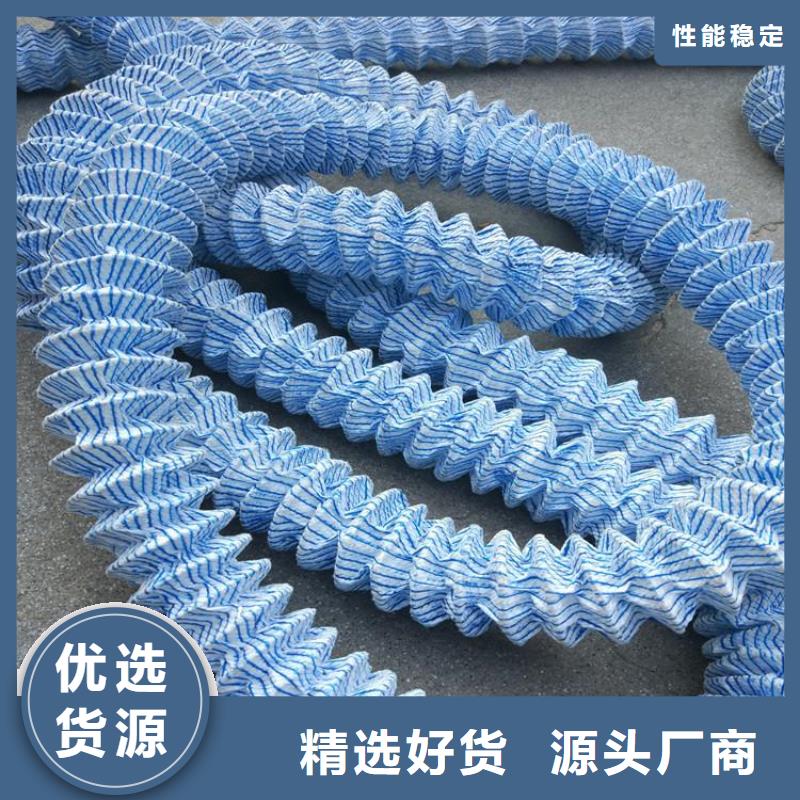 200软式透水管-软式透水管FH100150-150mm钢丝渗排水管