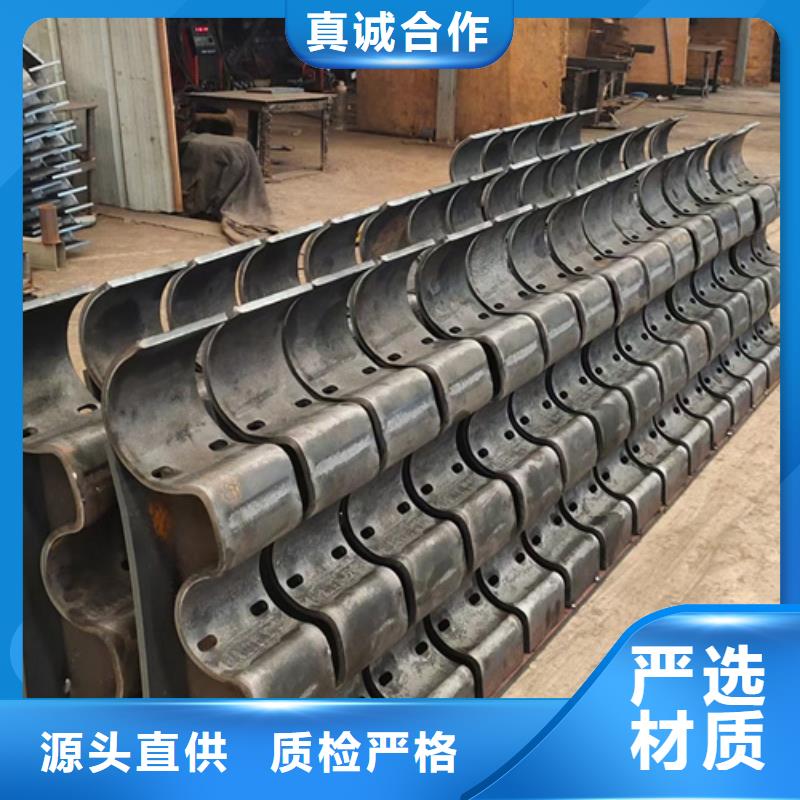 桥梁护栏价格合理来厂考察