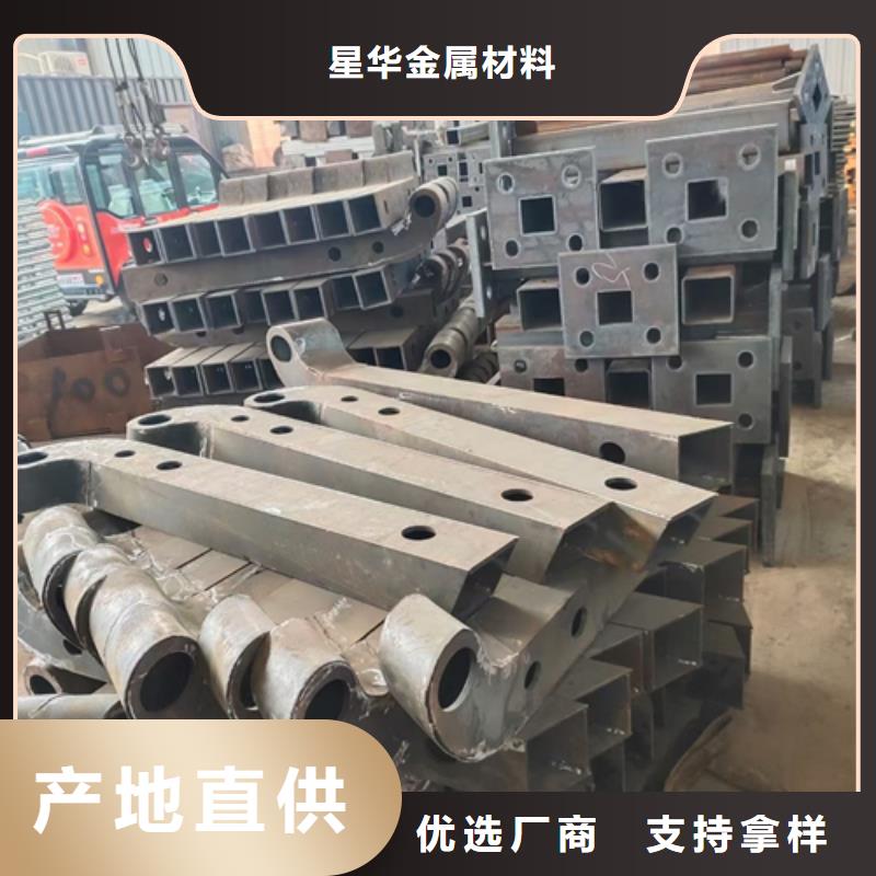 公路不锈钢复合管护栏立柱发货及时生产厂家
